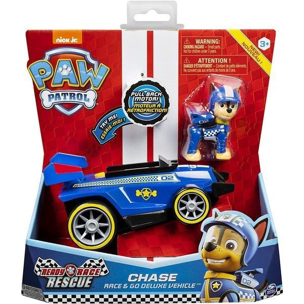 Pojazd z figurką Ready race Chase Psi Patrol