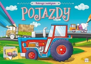 Pojazdy Koloruję i naklejam