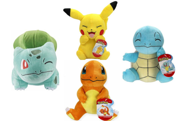 Pokémon - Pluszaki Kanto display 6 sztuk (20 cm.)