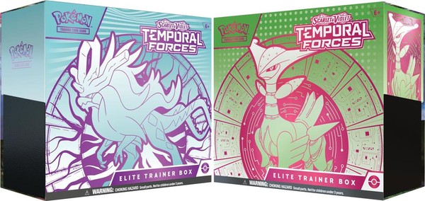 Gra Pokemon TCG: Scarlet & Violet - Temporal Forces - Elite Trainer Box - Bundle