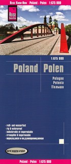 Poland Road Map / Polska Mapa samochodowa Skala 1:675 000