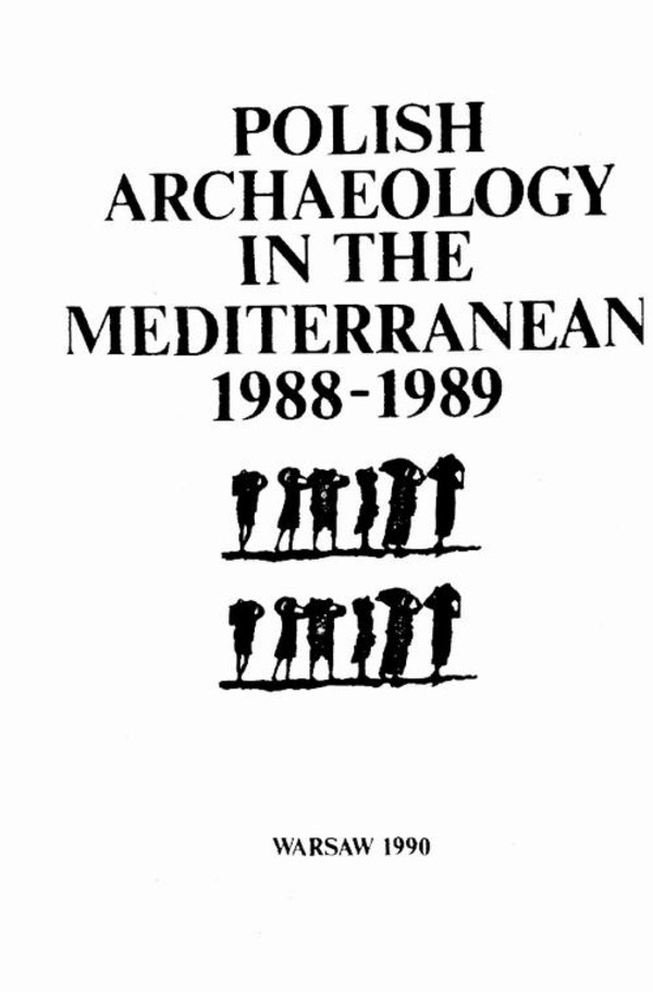 Polish Archaeology in the Mediterranean 1 - pdf