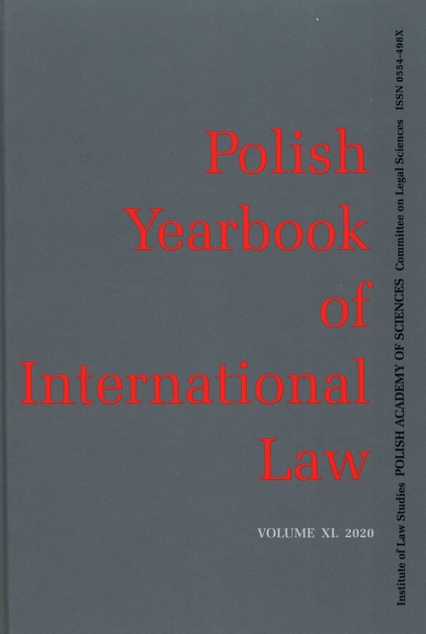 Polish Yearbook of International Law Tom XL