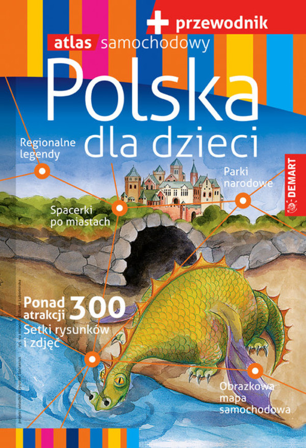 Polska dla dzieci przewodnik + atlas