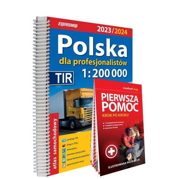 Polska dla profesjonalistów atlas samochodowy 1:200 000