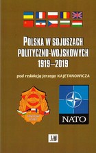 Okładka:Polska w sojuszach polityczno-wojskowych 1919-2019 