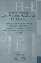 Okładka:Polski wkład w przyrodoznawstwo i technikę. Tom II H-Ł 