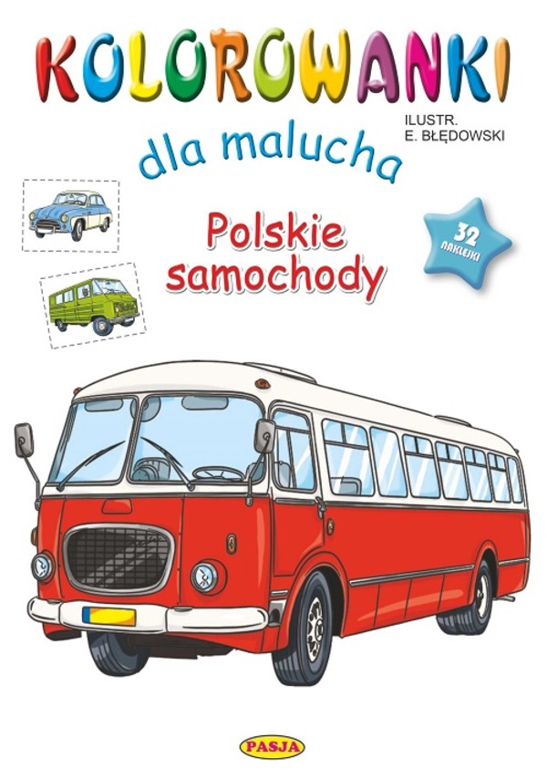 Polskie samochody Kolorowanki dla malucha