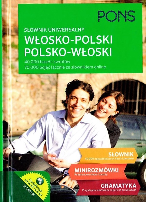 PONS Słownik uniwersalny włosko-polski polsko-włoski 40 000 haseł i zwrotów
