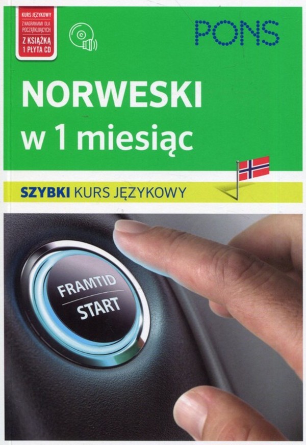 PONS Norweski w 1 miesiąc. Szybki kurs językowy z płytą CD