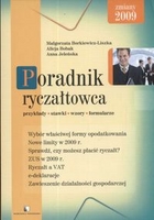 Poradnik ryczałtowca Przykłady, stawki, wzory, formularze