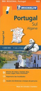 Portugal Sul Algavre Mapa samochodowa Michelin 1:300 000