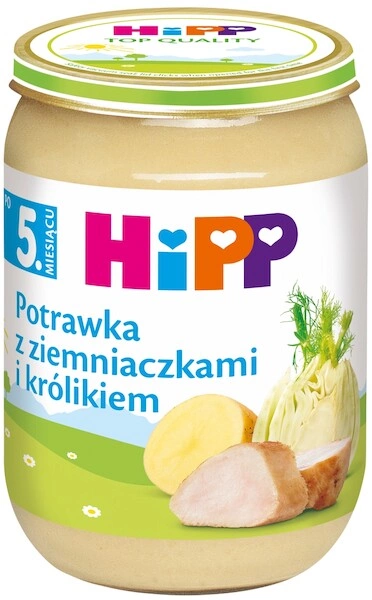 Potrawka z ziemniaczkami i królikiem po 5. miesiącu