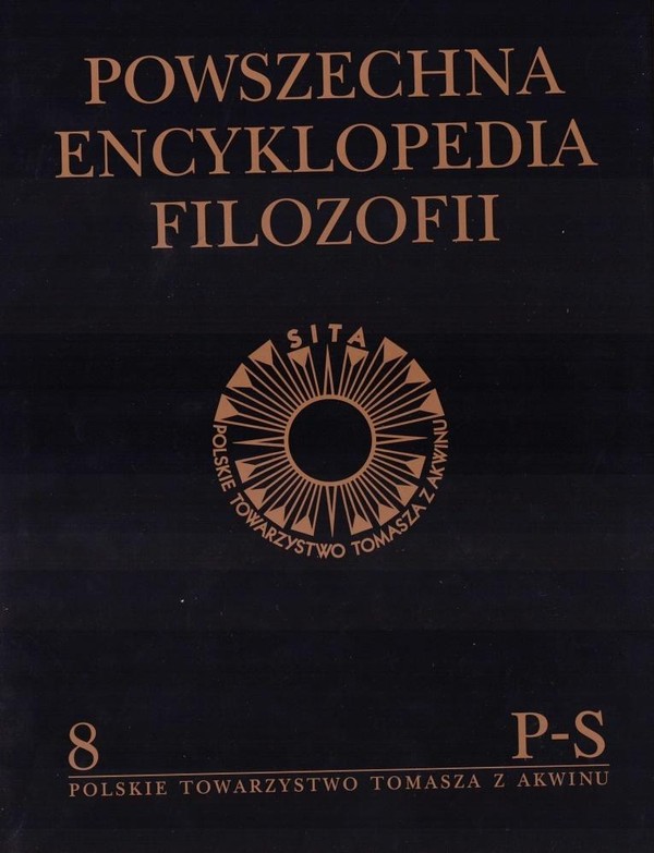 Powszechna Encyklopedia Filozofii Tom 8 P-S