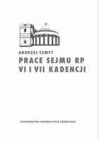Okładka:Prace Sejmu RP VI i VII kadencji 