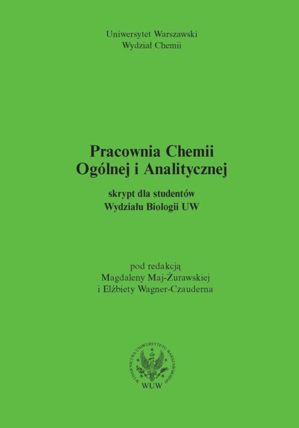 Pracownia chemii ogólnej i analitycznej (2011, wyd. 2) - pdf