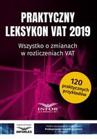 Okładka:Praktyczny Leksykon VAT 2019 