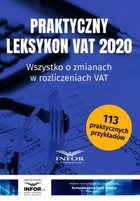 Okładka:Praktyczny leksykon VAT 2020 