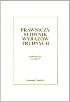 Prawniczy słownik wyrazów trudnych