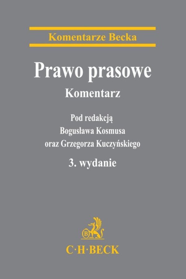 Prawo prasowe. Komentarz