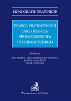 Prawo prywatności jako reguła społeczeństwa informacyjnego - pdf