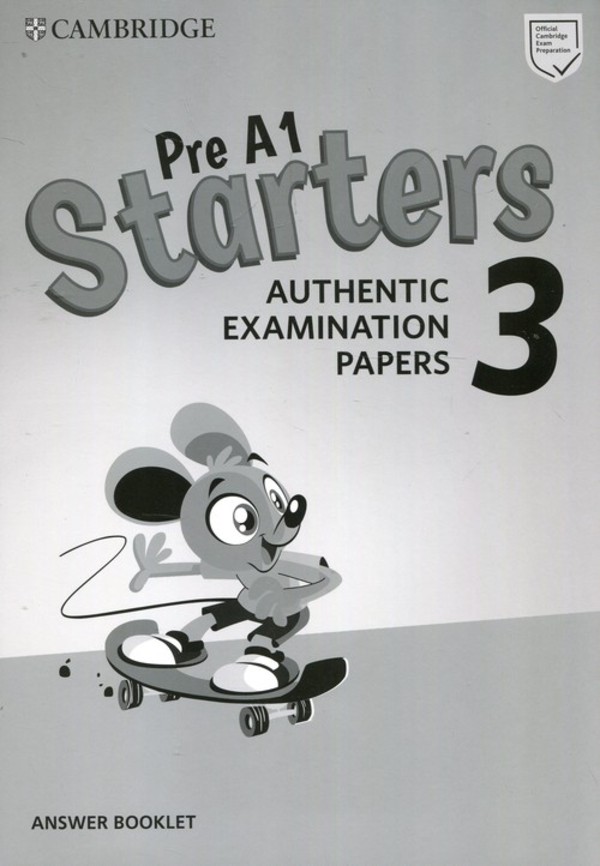 Pre A1 Starters 3. Answer Booklet