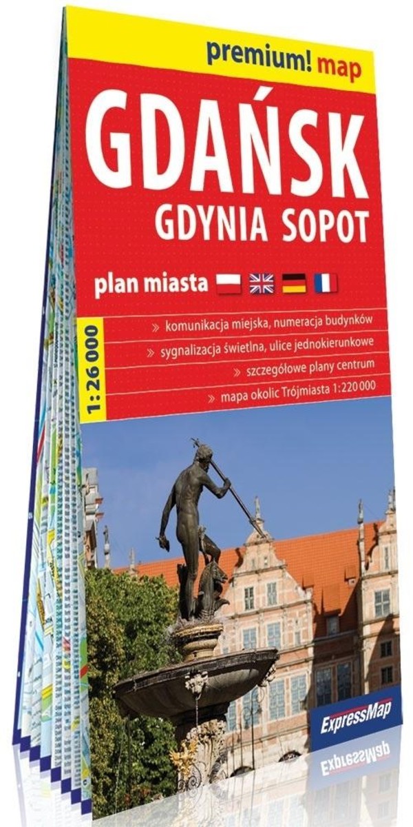 Premium! Map Gdańsk, Gdynia.. 1:26 000