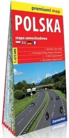 Polska Mapa samochodowa Skala: 1:675 000 Premium!map