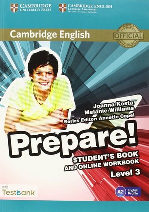 Prepare! 3. Student`s Book Podręcznik + Online Workbook + Testbank
