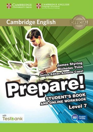 Prepare! 7. Student`s Book Podręcznik + Online Workbook + Testbank