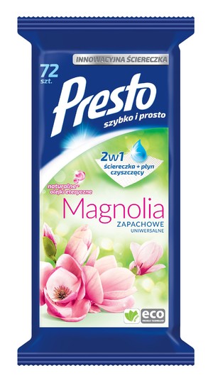 Magnolia Ściereczki czyszczące+płyn 2w1 uniwersalne
