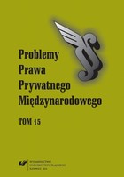 Problemy Prawa Prywatnego Międzynarodowego. T. 15 - pdf