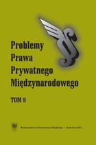 `Problemy Prawa Prywatnego Międzynarodowego`. T. 9 - 01 Wybór prawa w sprawach spadkowych w ustawie o prawie prywatnym międzynarodowym z 2011 roku