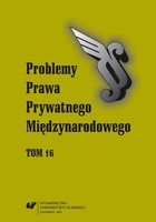 Problemy Prawa Prywatnego Międzynarodowego. T. 16 - pdf