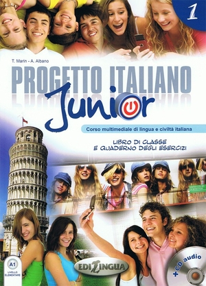 Progetto Italiano Junior 1 Libro di classe e Quaderno degli esercizi Podręcznik z ćwiczeniami + CD