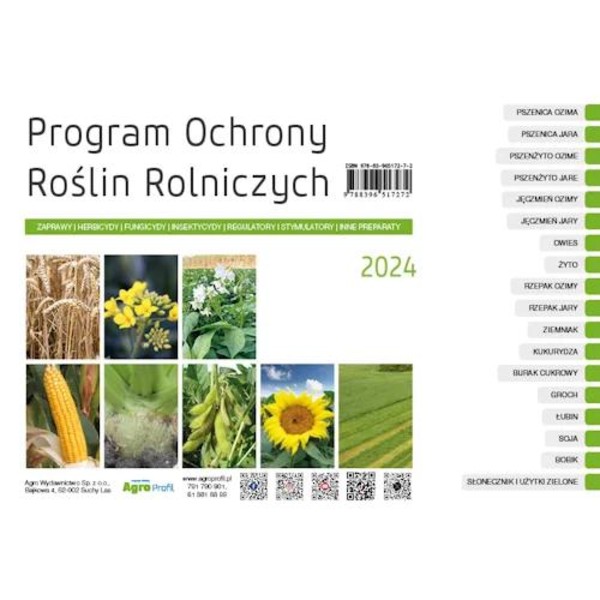 Program Ochrony Roślin Rolniczych 2024 - pdf