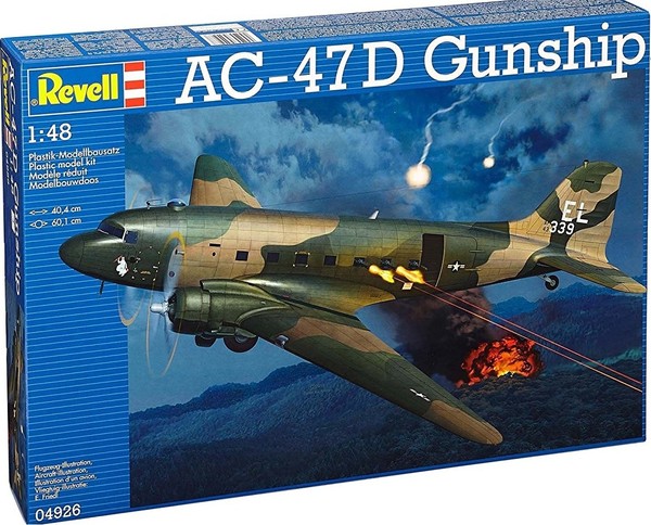 Model Plastikowy Samolot AC-47D Gunship 1:48