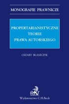 Propertarianistyczne teorie prawa autorskiego - pdf