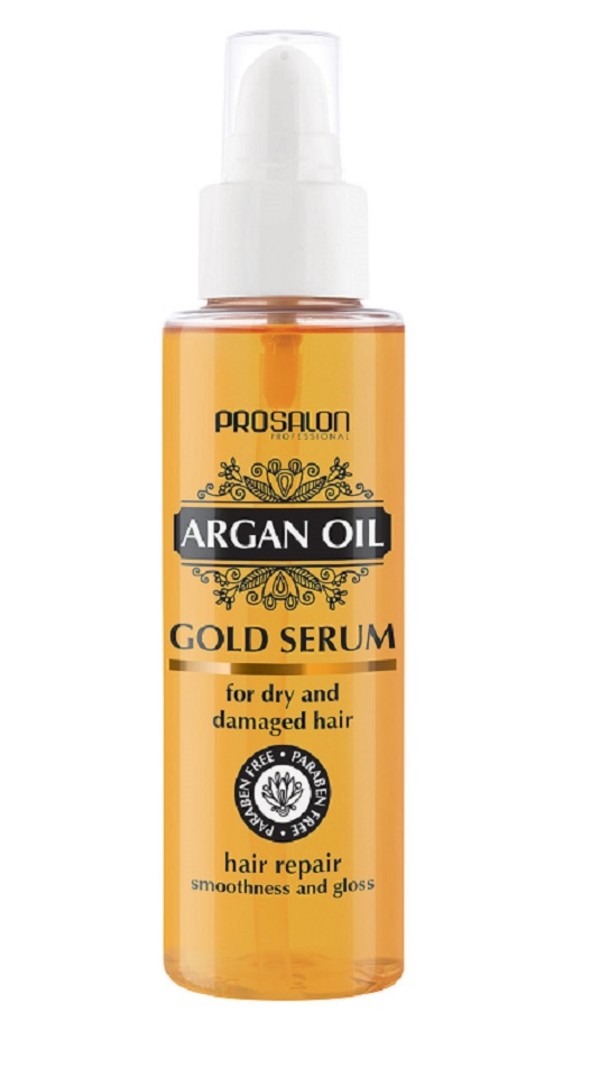 Prosalon Argan Oil Hair Repair Gold Serum For Dry & Damaged Hair Serum do włosów z olejkiem arganowym
