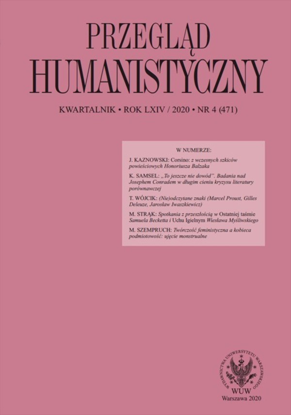 Przegląd Humanistyczny 4/2020
