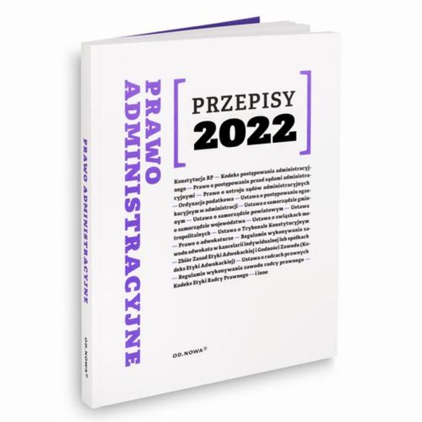Przepisy 2022 Prawo administracyjne - pdf