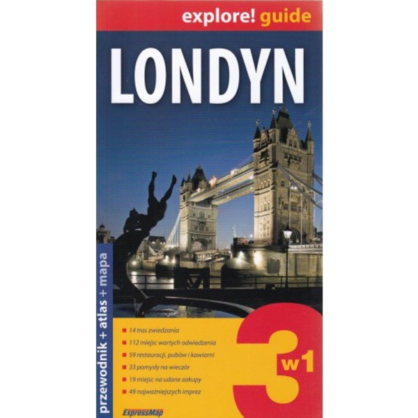 Londyn 3w1. Przewodnik + atlas + mapa Explore! guide