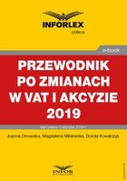 Przewodnik po zmianach w Vat i akcyzie 2019 - pdf