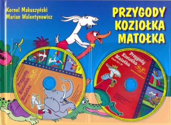 Przygody Koziołka Matołka + 2 cd Książka + 2 płyty CD