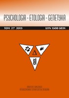 Psychologia-Etologia-Genetyka nr 27/2013 - pdf