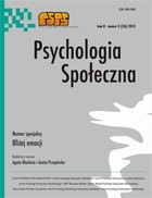 Psychologia Społeczna nr 3(26)/2013 - pdf