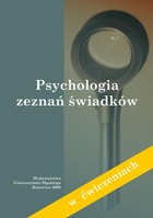 Psychologia zeznań świadków (w ćwiczeniach) - pdf