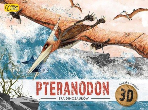 Puzzle 3D + Książka Pteranodon