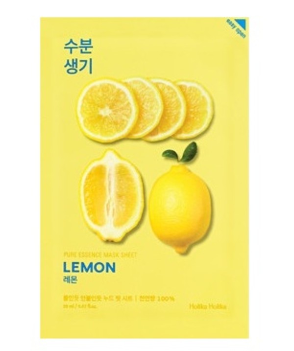 Pure Essence Mask Sheet - Lemon Maseczka na bawełnianej płachcie z ekstraktem z cytryny