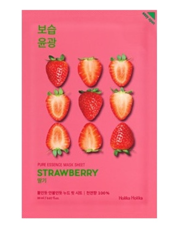Pure Essence Mask Sheet - Strawberry Maseczka na bawełnianej płachcie z ekstraktem z truskawki